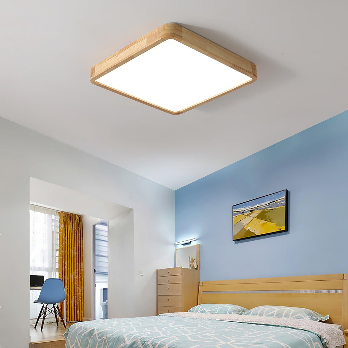 Muto Wooden Geometric Ceiling Light - image 14