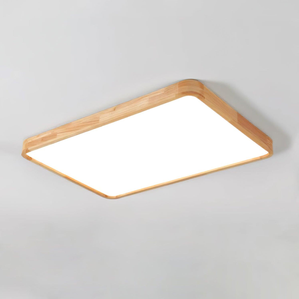 Muto Wooden Geometric Ceiling Light - Letslighting