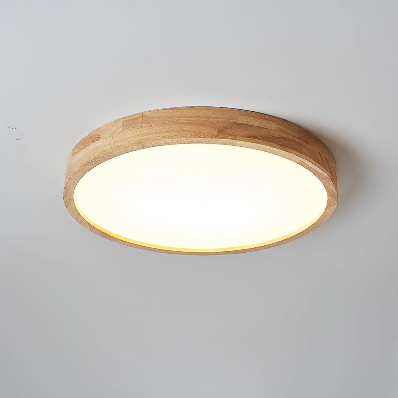 Muto Wooden Geometric Ceiling Light - Letslighting