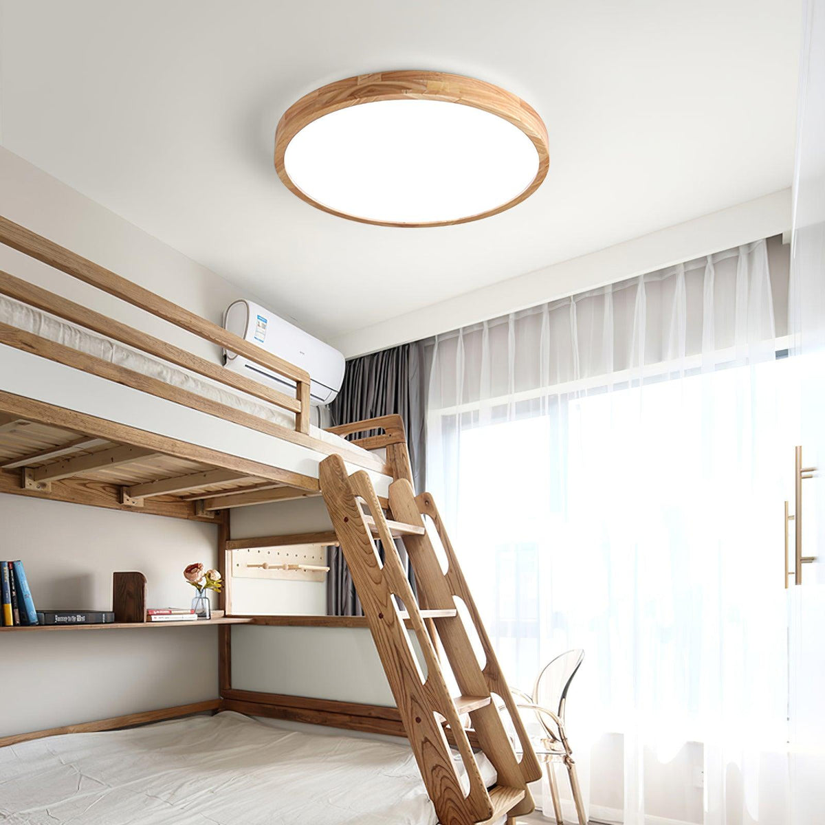 Muto Wooden Geometric Ceiling Light - image 7