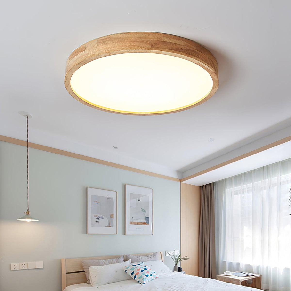 Muto Wooden Geometric Ceiling Light - image 18
