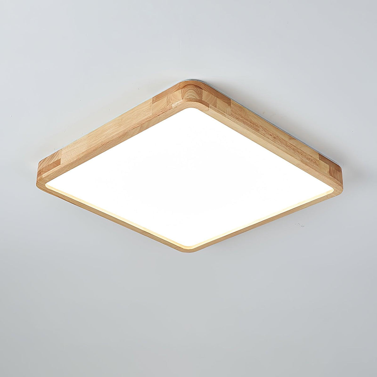 Muto Wooden Geometric Ceiling Light - Letslighting