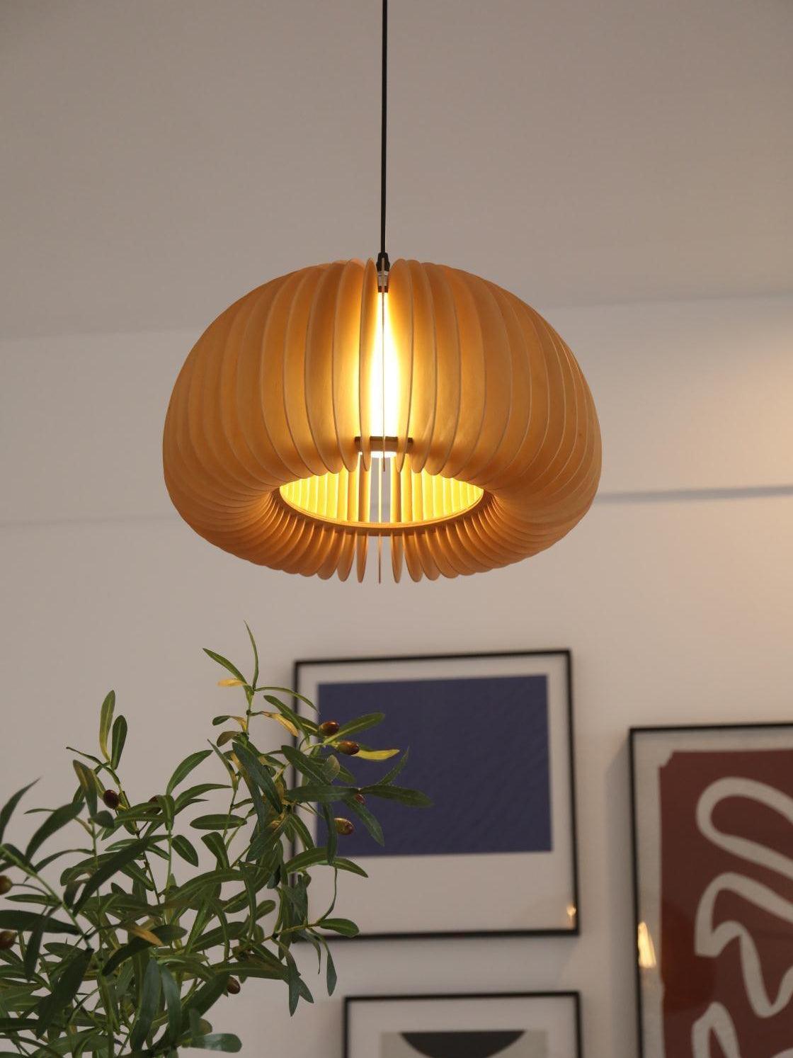 Orlenan Wood Retro Pendant Lights
