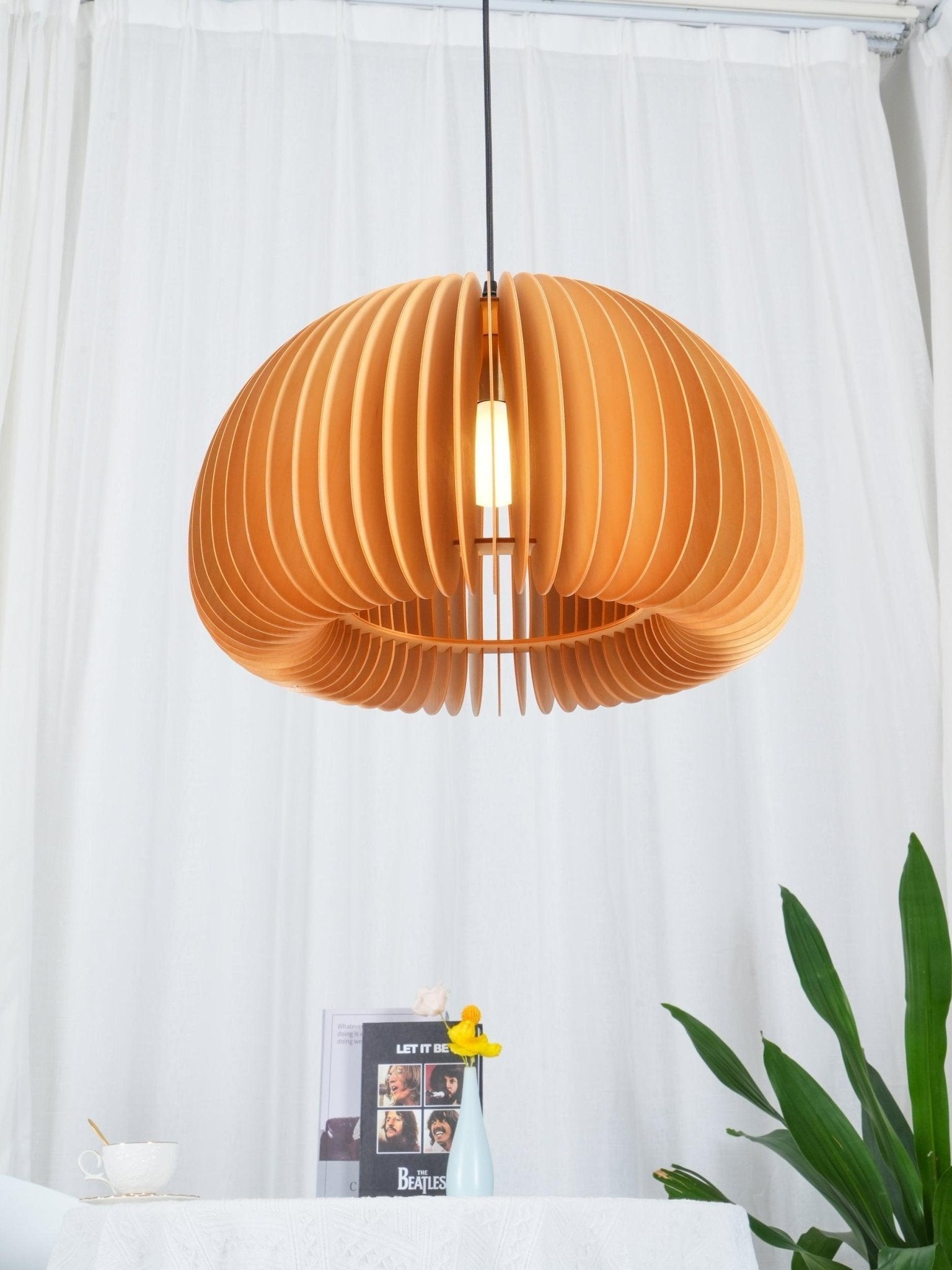 Orlenan Wood Retro Pendant Lights