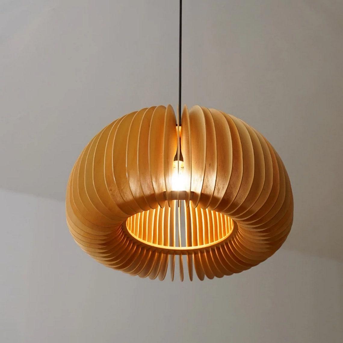Orlenan Wood Retro Pendant Lights
