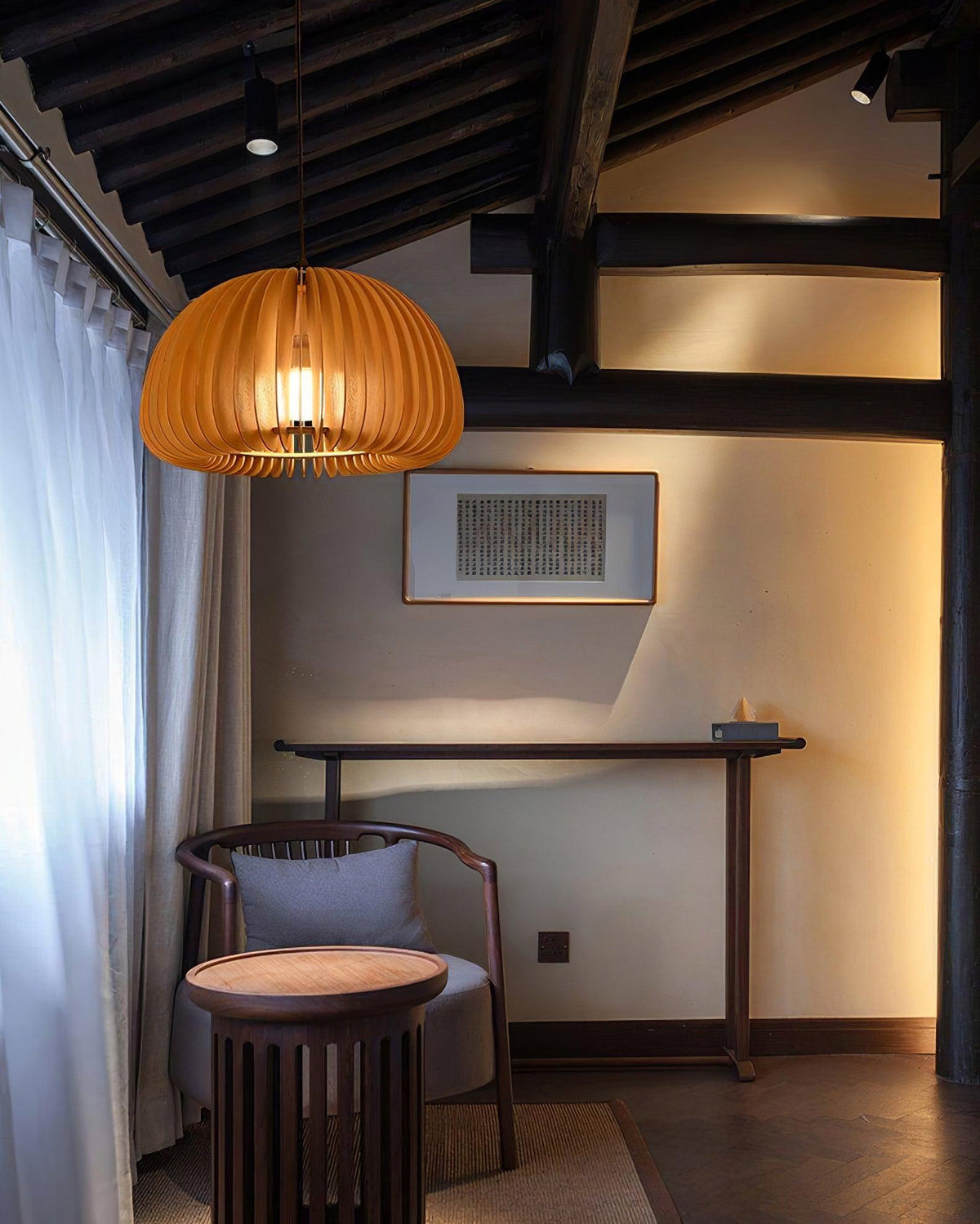 Orlenan Wood Retro Pendant Lights