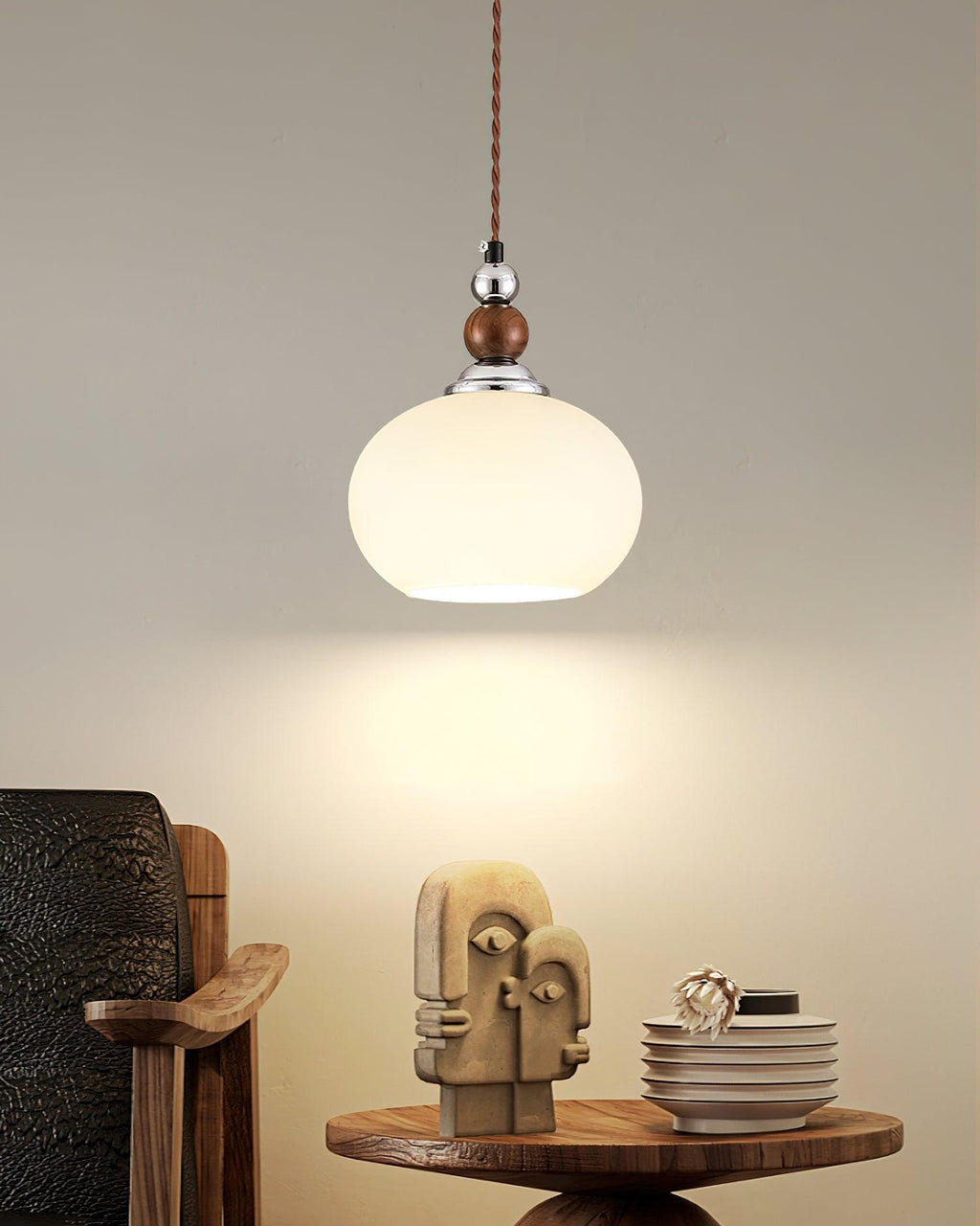 Luna Modern Glass Pendant Lamp