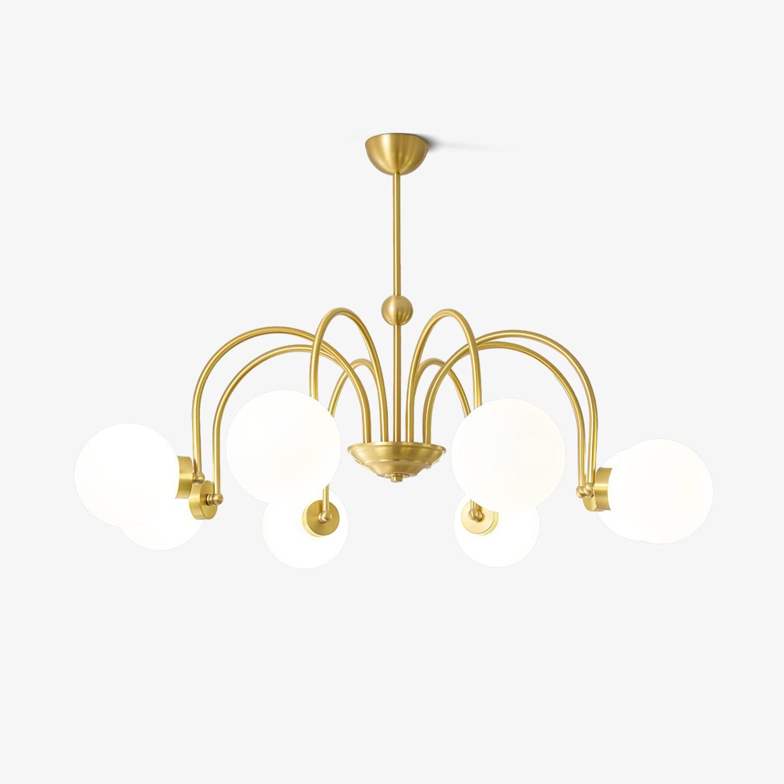 Aurora Luxe Glass Chandelier