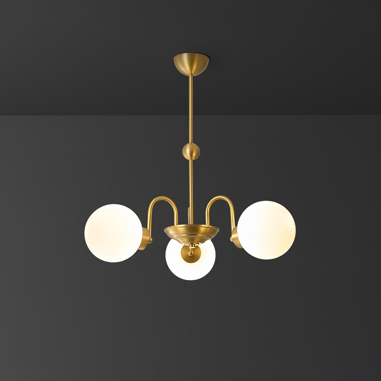 Aurora Luxe Glass Chandelier