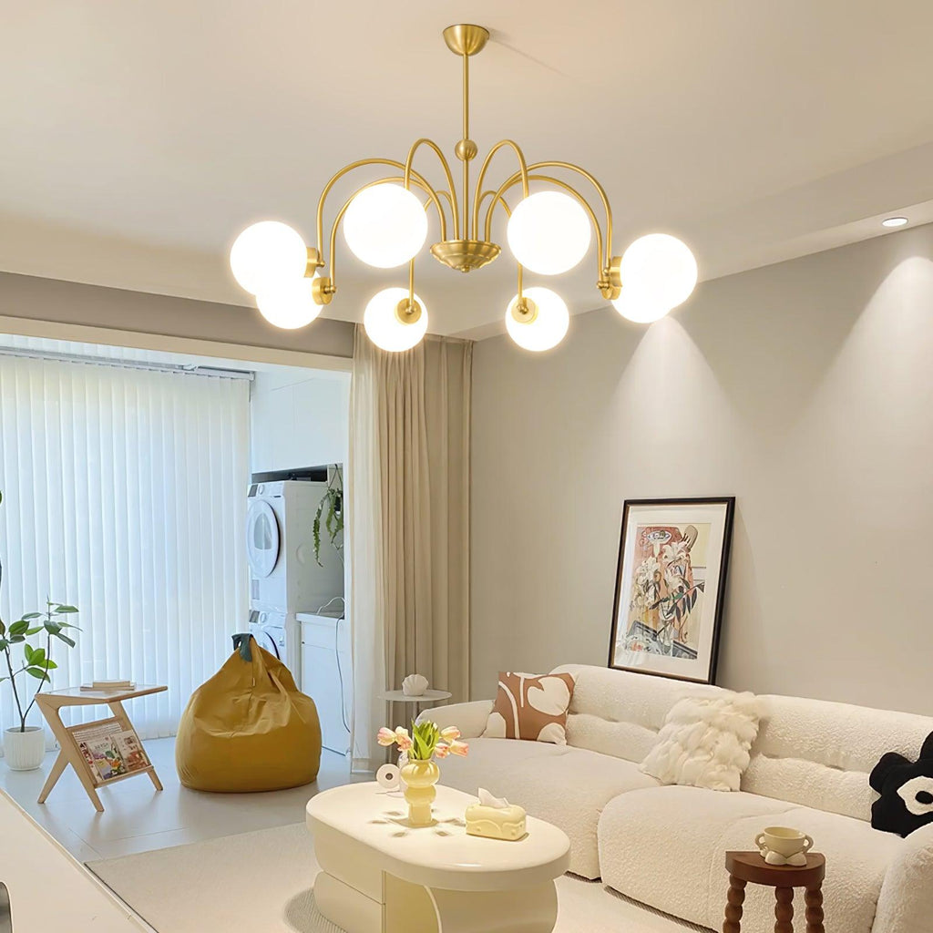Aurora Luxe Glass Chandelier
