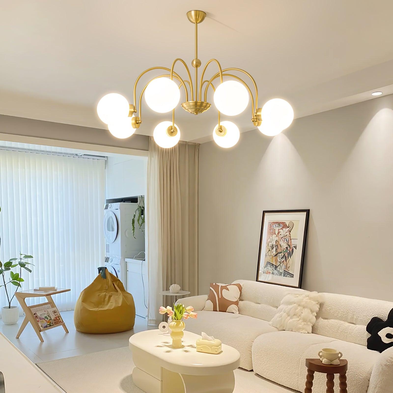 Aurora Luxe Glass Chandelier