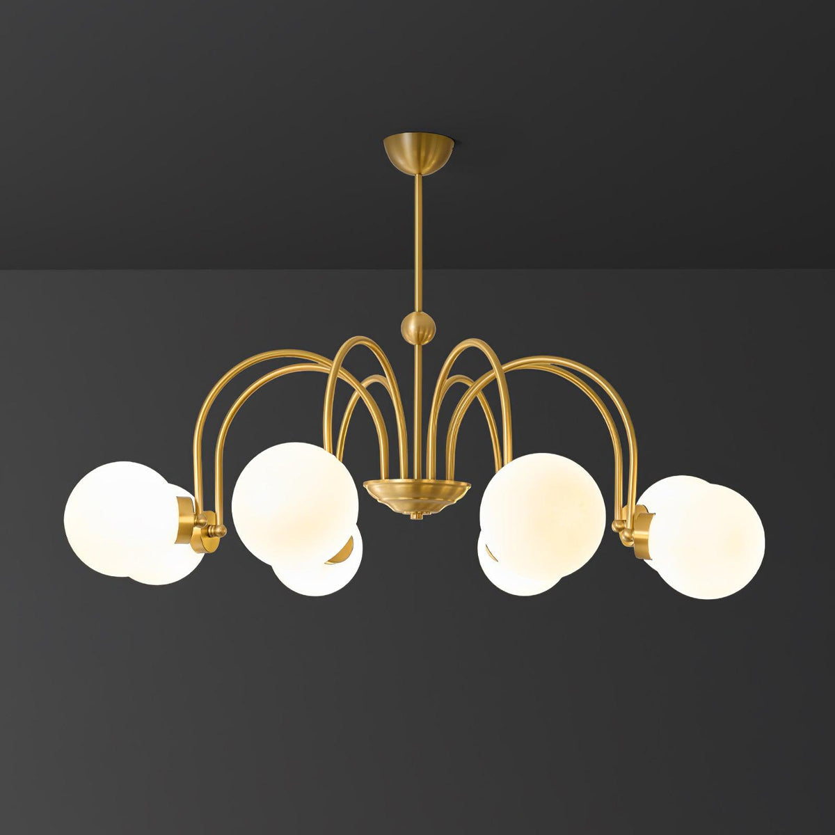 Aurora Luxe Glass Chandelier