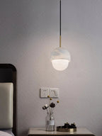 Aurzorus Modern Minimalist Art Alabaster Pendant Light