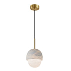 Aurzorus Modern Minimalist Art Alabaster Pendant Light