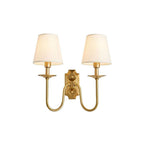 Silva Vintage Double Fabric Shades Wall Lamp - image 1