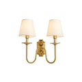 Ilsolion Vintage Industrial Fabric Wall Lamp