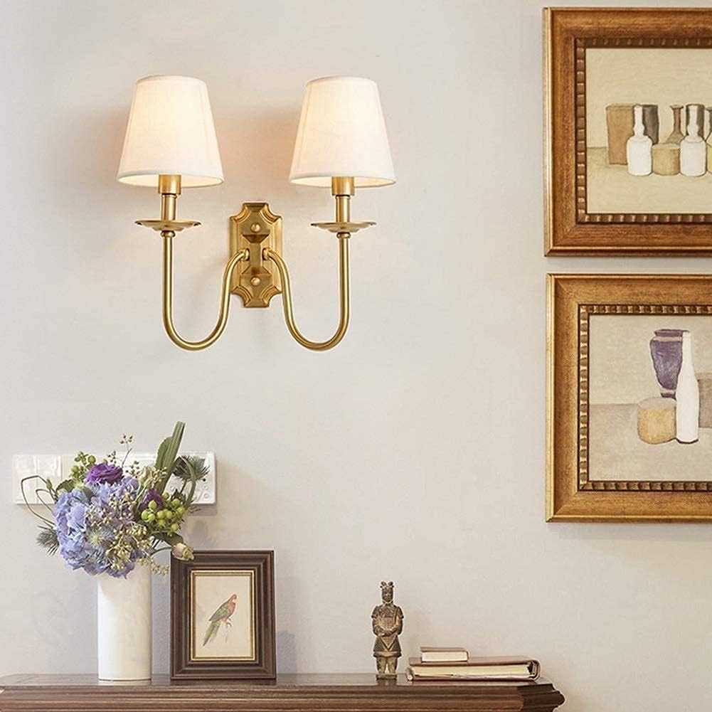 Silva Vintage Double Fabric Shades Wall Lamp - image 3