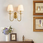 Ilsolion Vintage Industrial Fabric Wall Lamp