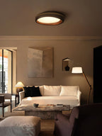 Eurtheara Organic Wood Glass Ceiling Light