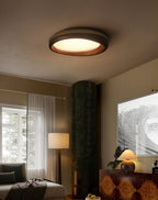 Eurtheara Organic Wood Glass Ceiling Light