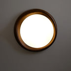 Eurtheara Organic Wood Glass Ceiling Light