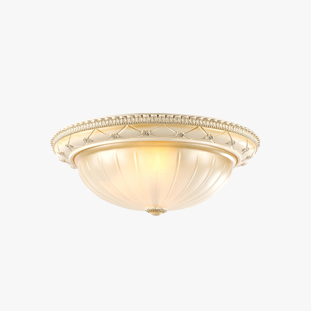 Silva Minimalist Flush Mount Ceiling Light Resin Living Room