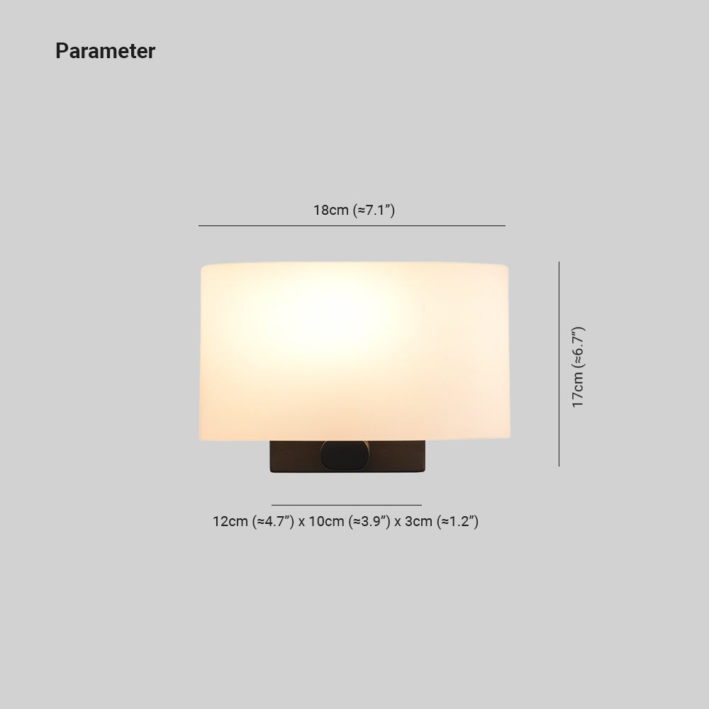 Arisha Nordic Glass Indoor Wall Lamp Restaurant Bedroom