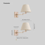Epoch Decorative Indoor Wall Lamp Fabric Study Living Room