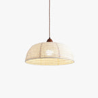 Ritta Retro Lantern Wooden Farbic Pendant Light Study Kitchen