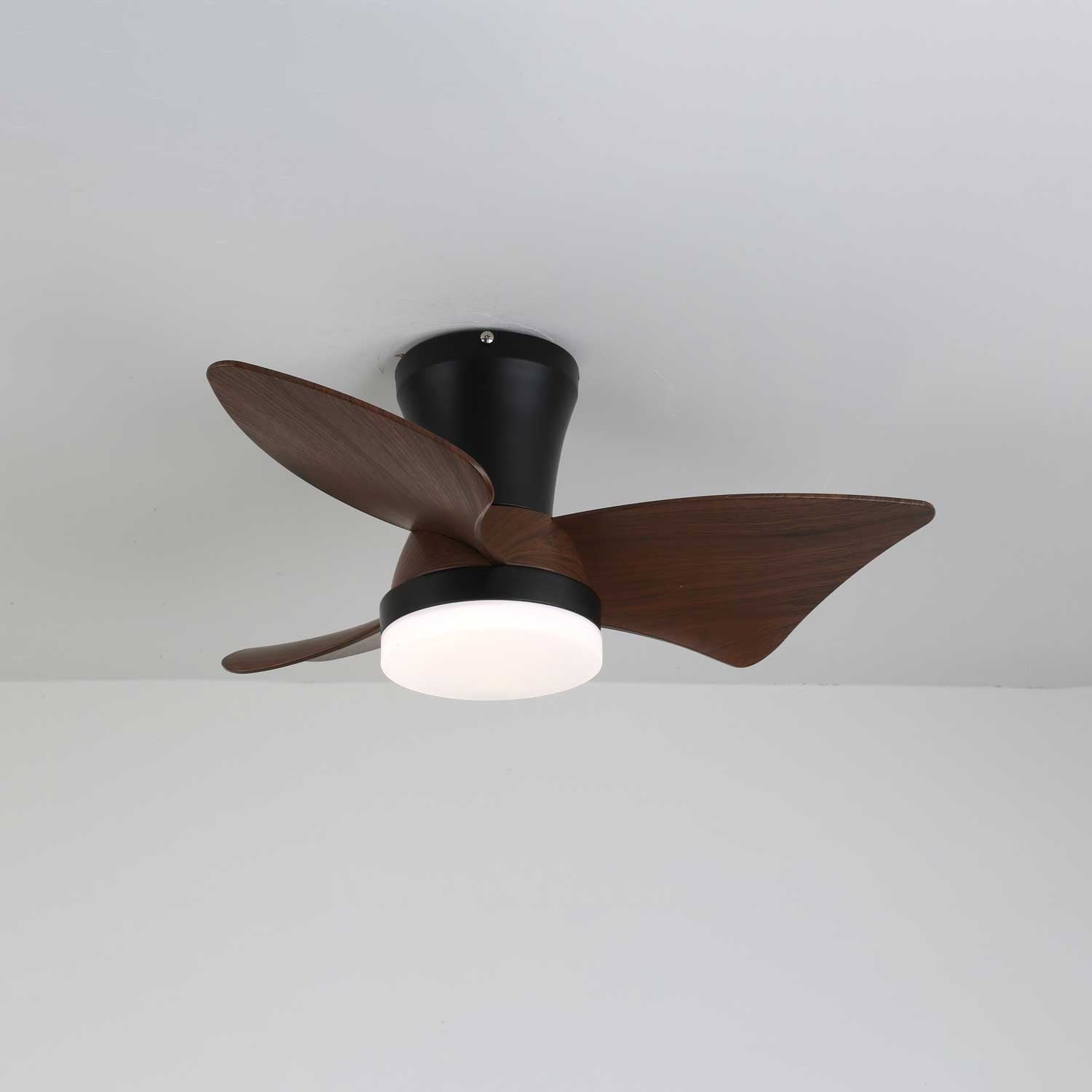 Caspian Modern Wood Ceiling Fan Light