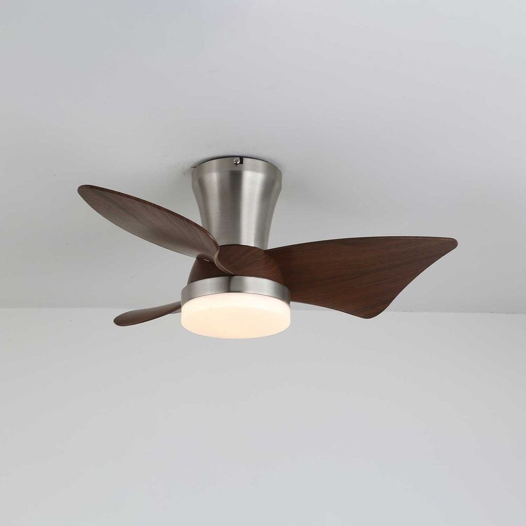 Caspian Modern Wood Ceiling Fan Light