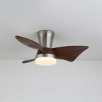 Caspian Modern Wood Ceiling Fan Light