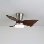 Caspian Modern Wood Ceiling Fan Light