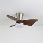 Caspian Modern Wood Ceiling Fan Light