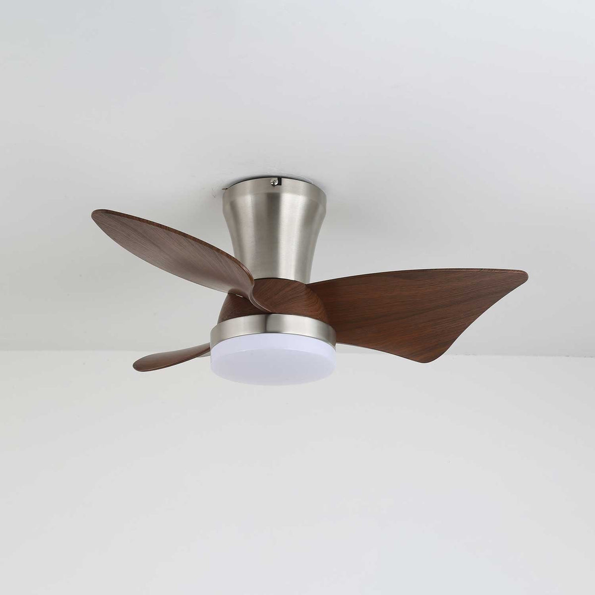 Caspian Modern Wood Ceiling Fan Light
