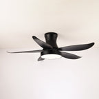 Aveline Modern Black Ceiling Fan Light