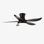 Aveline Modern Black Ceiling Fan Light