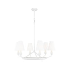 Avlaeir Vintage Industrial Brass Fabric Chandelier
