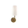 Ernorora Vintage Industrial Brass Fabric Wall Lamp