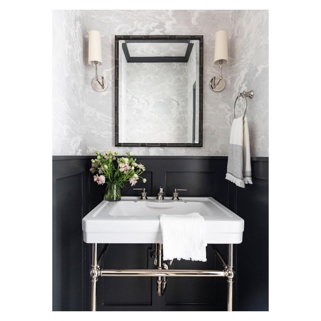 Ernorora Vintage Industrial Brass Fabric Wall Lamp