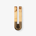 Arch Modern Alabaster & Metal Wall Light