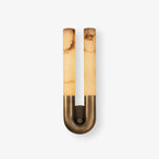 Arch Modern Alabaster & Metal Wall Light