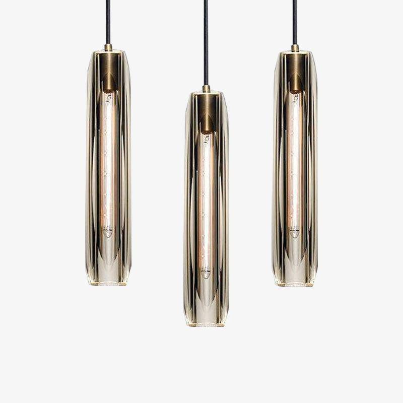 Arisha Brass Designer LED Glass Pendant Lamp - image 6