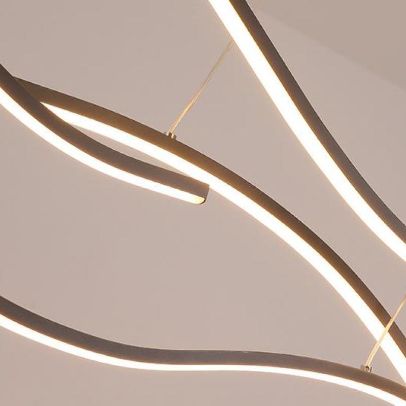 Arisha Curved Linear Pendant Light