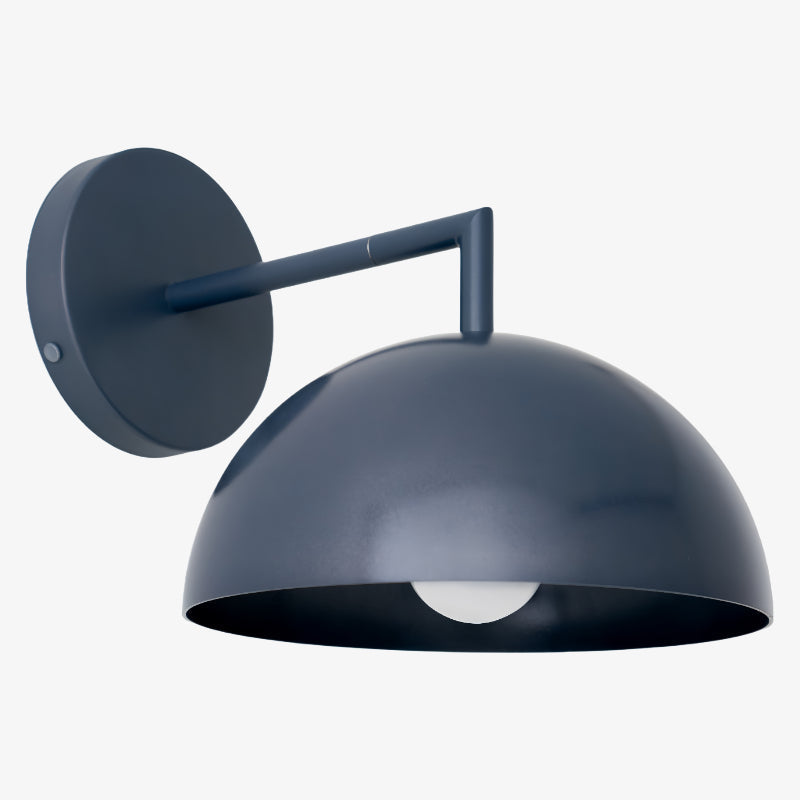 Chroma Minimalist Metal  Dome Sconce