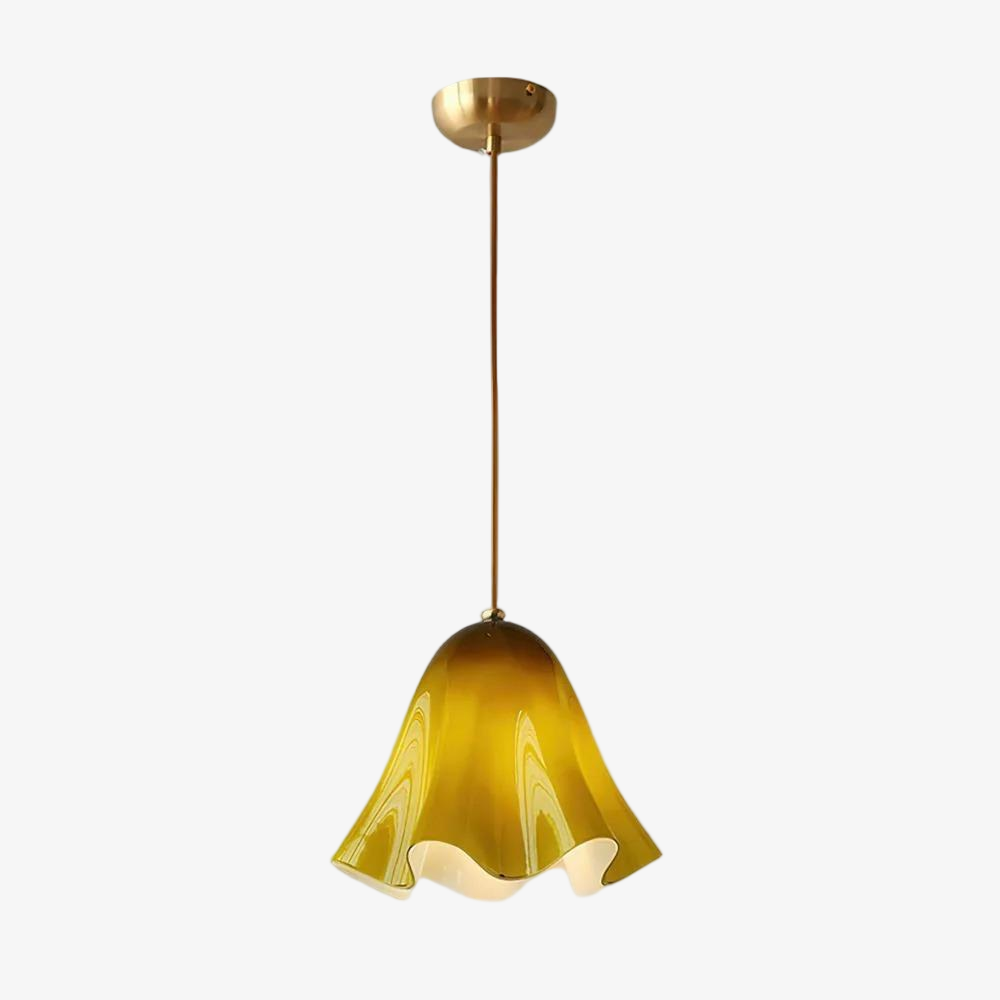 Musa Artistic Glass Modern Bloom Inspired Ceiling Lamp