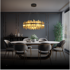 Kristy Industrial Chandelier Cylindrical Living Room