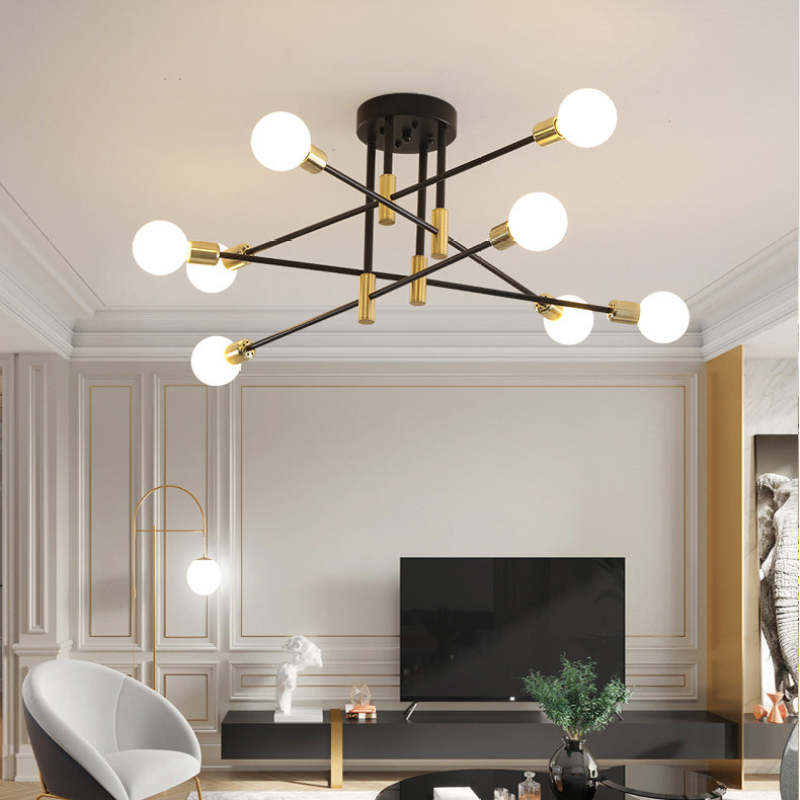 Valentina Retro Satellite Shape Ceiling Light 4/6/8 Head