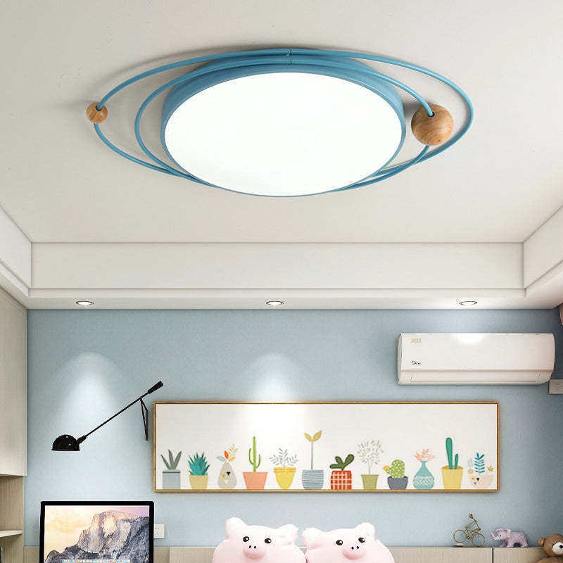 Arisha Modern Ceiling Light LED Wood Living Room