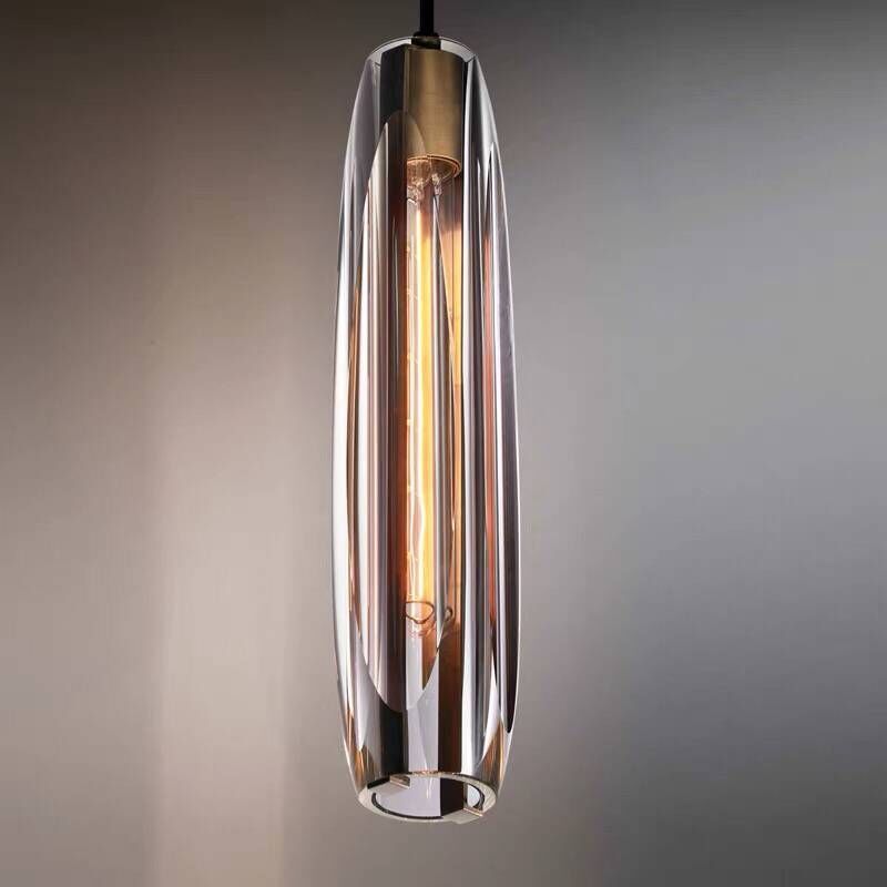 Arisha Brass Designer LED Glass Pendant Lamp - image 9
